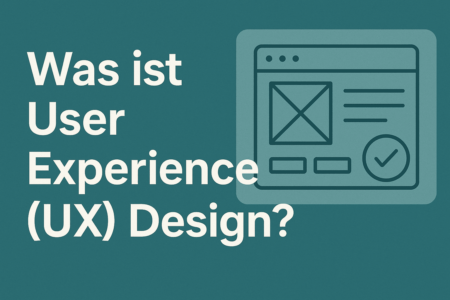 Was ist User Experience (UX) Design? | Benutzererfahrung erklärt